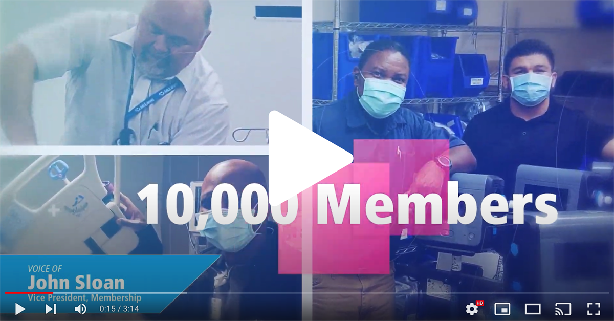 Video preview 10,000 AAMI members