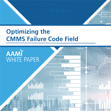 The white paper's cover: Optimizing the CMMS Failure Code Field