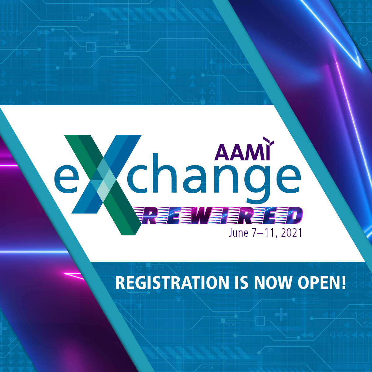AAMI Exchange Rewired, Jan 7-11. Registration now open.