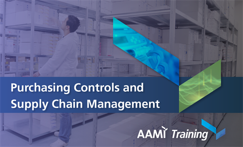Purchasing Controls and Supply Chain Management - Master copy copy-02 Purchasing Controls and Supply Chain Management - Quality Systems for Medical Device TRAINING